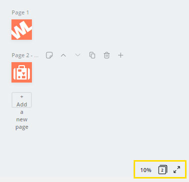 Make sure Icons look good at 10% in Canva