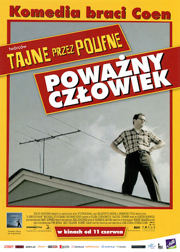 Przód ulotki filmu 'Poważny Człowiek'