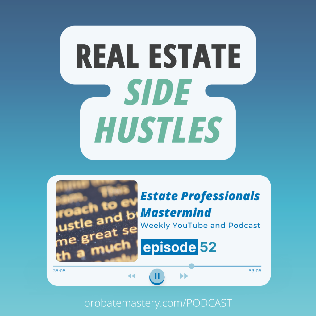 Side hustles to make money as a new real estate investor or agent (Making Money)