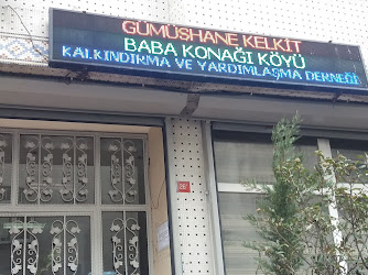 Gümüşhane Kelkit Baba Konağı Köyü Kalkındırma Ve Yardımlaşma Derneği