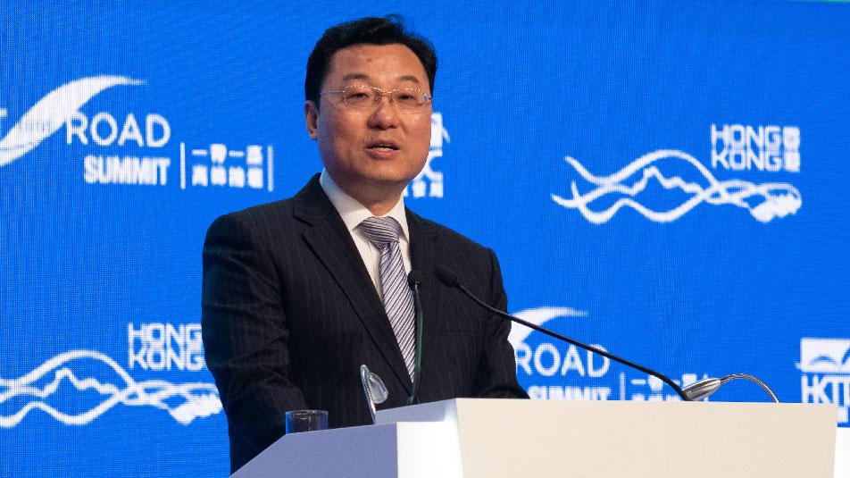 中国外交部驻香港特派员公署特派员谢峰。(图源:外交部驻港公署官网)