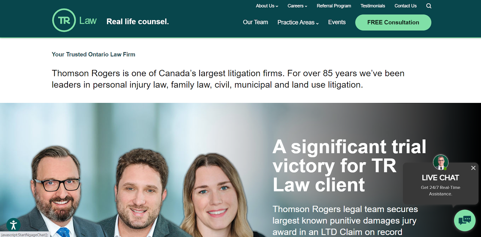 TR law expert's website
