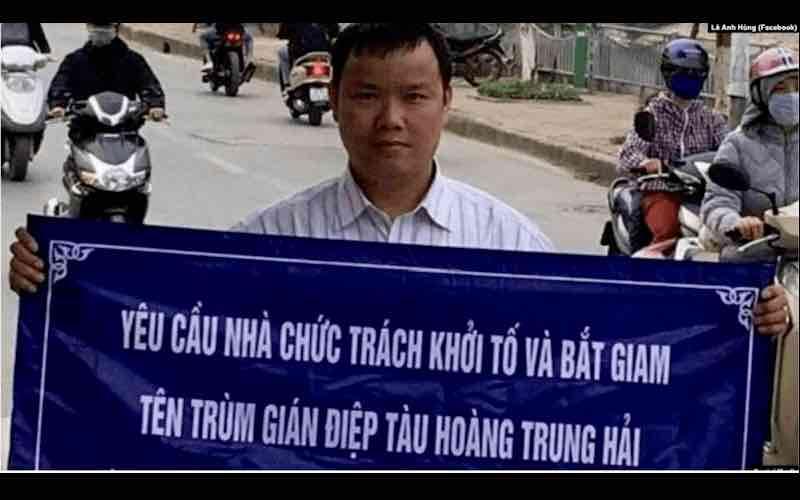 VOA – Tổ chức Phóng viên Không Biên giới kinh hoàng về bản án 5 năm tù Việt Nam tuyên cho nhà báo độc lập Lê Anh Hùng