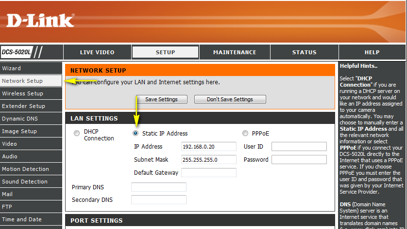 What is my ip address and default gateway