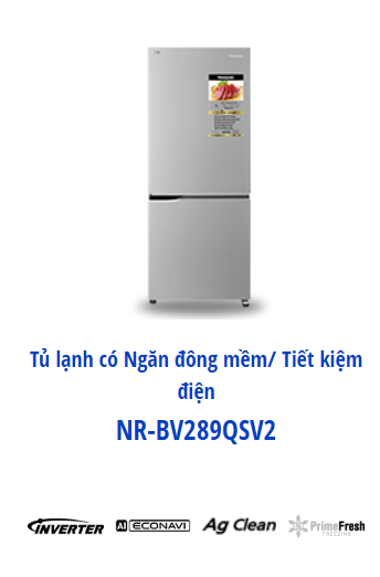 Tủ lạnh panasonic ngăn đông mềm tiết kiệm điện