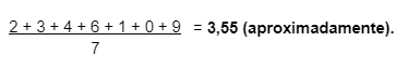 Calculando a média para o desvio