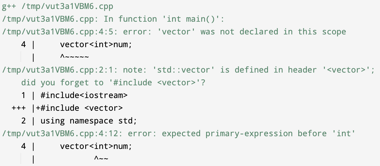 Fix an “Undeclared Identifier Error in C++