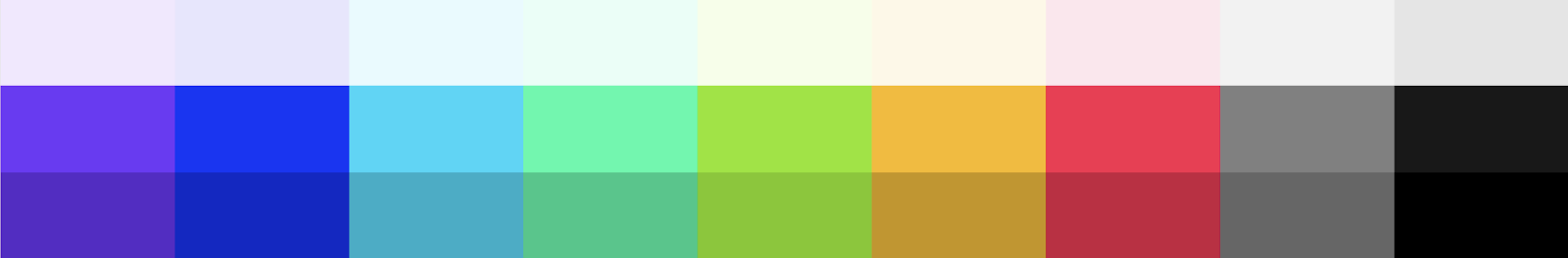 Final colour scheme