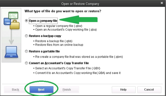 plik firmowy; QuickBooks Single user Can ' t Switch to Multiuser Mode