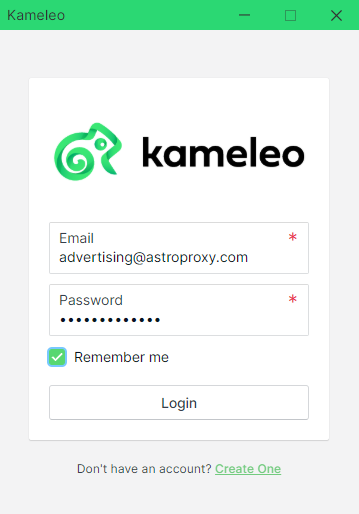 How to connect Astro to Kameleo
