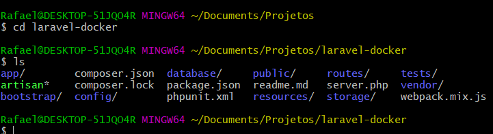cd laravel-docker