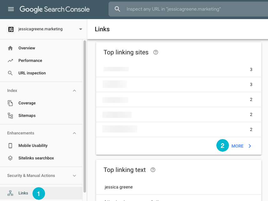 how to find backlinks in google search console