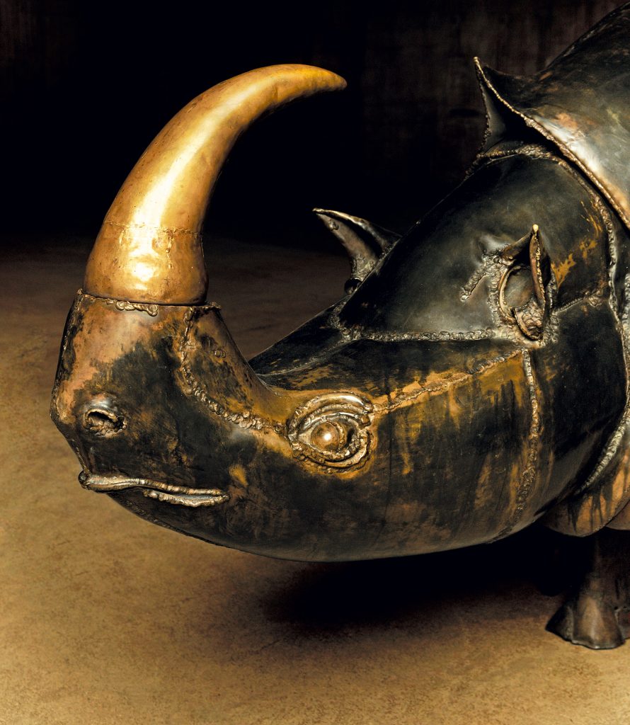 François-Xavier Lalanne, <em>Rhinocretaire I</em> (1964). Courtesy of Christie's Paris.