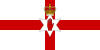 The Ulster banner, unofficial flag of Northern Ireland