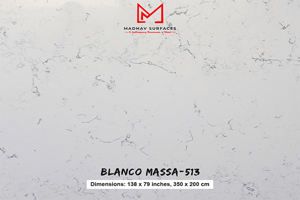 Blanco Massa- 513 Quartz slab