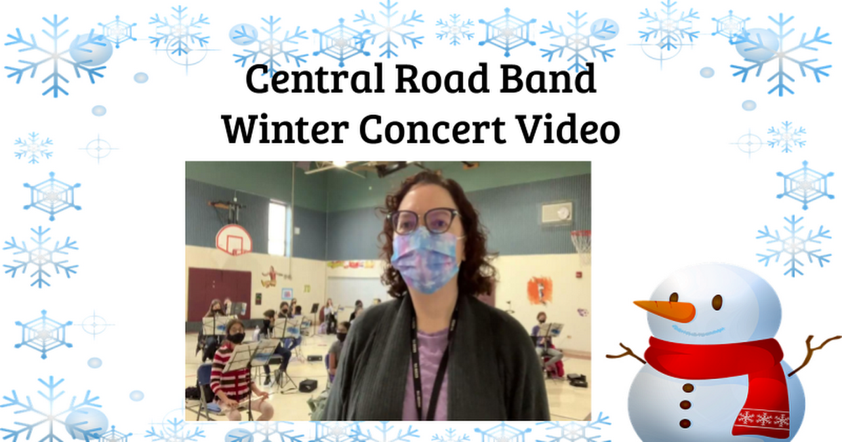 Central Road Band Winter Concert 2021