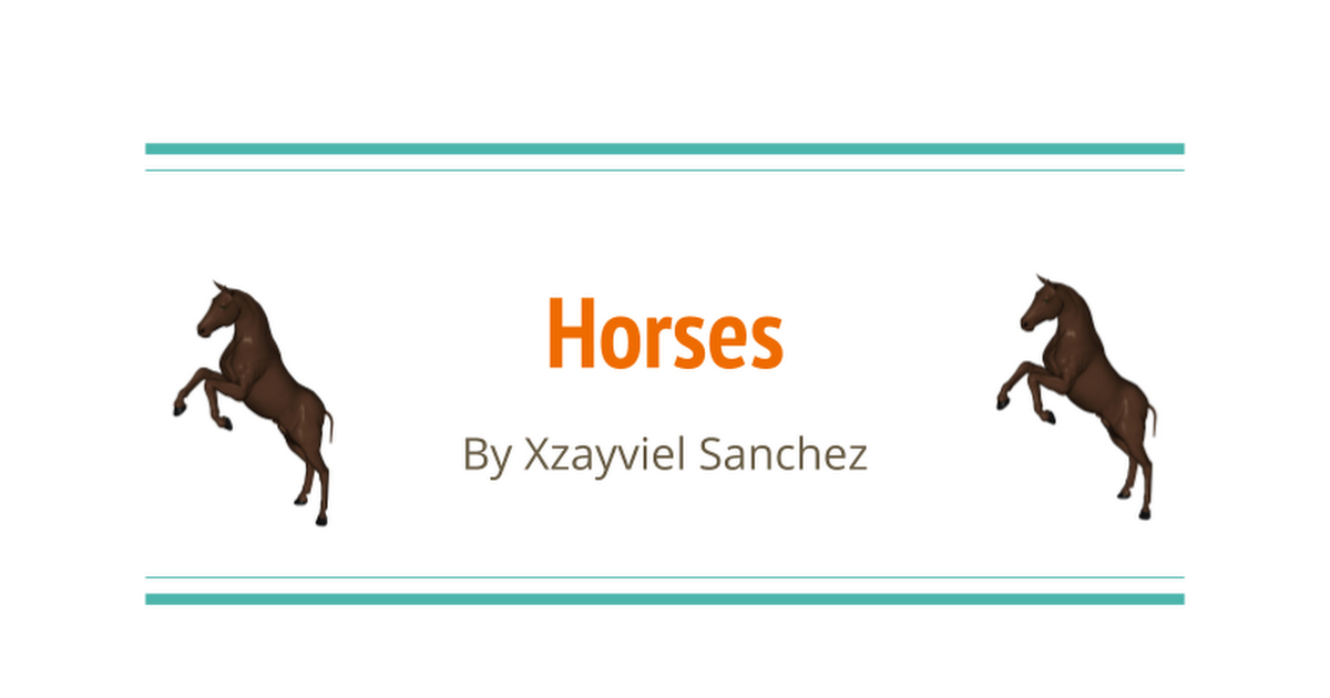 CLICK Here:  Horses by X. Sanchez