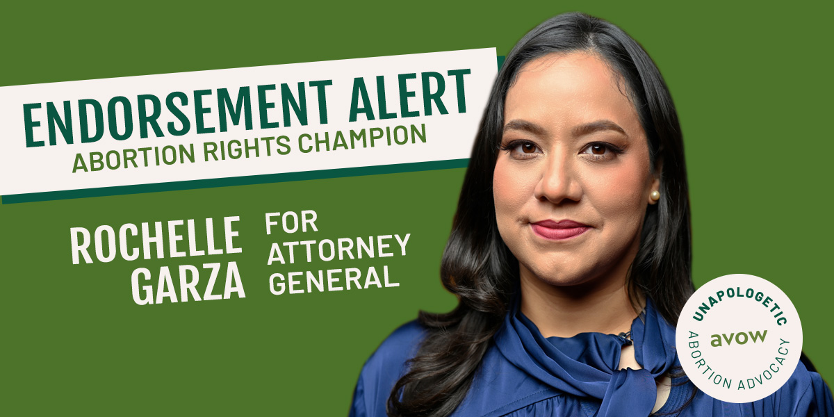 Endorsement Alert: Abortion Rights Champion

Rochelle Garza for Attorney General