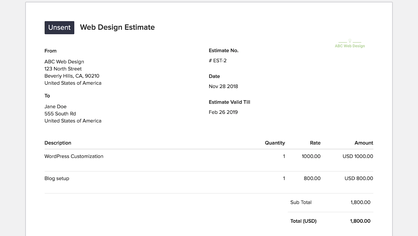 How to Create a Web Design Invoice (Templates & Examples)