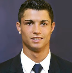 Gentle hairstyle of Cristiano Ronaldo