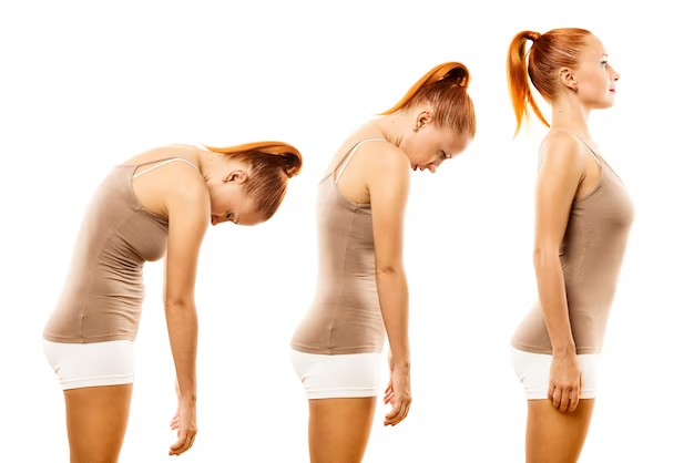 Therapist guiding patient through corrective exercise for abnormal posture treatment.