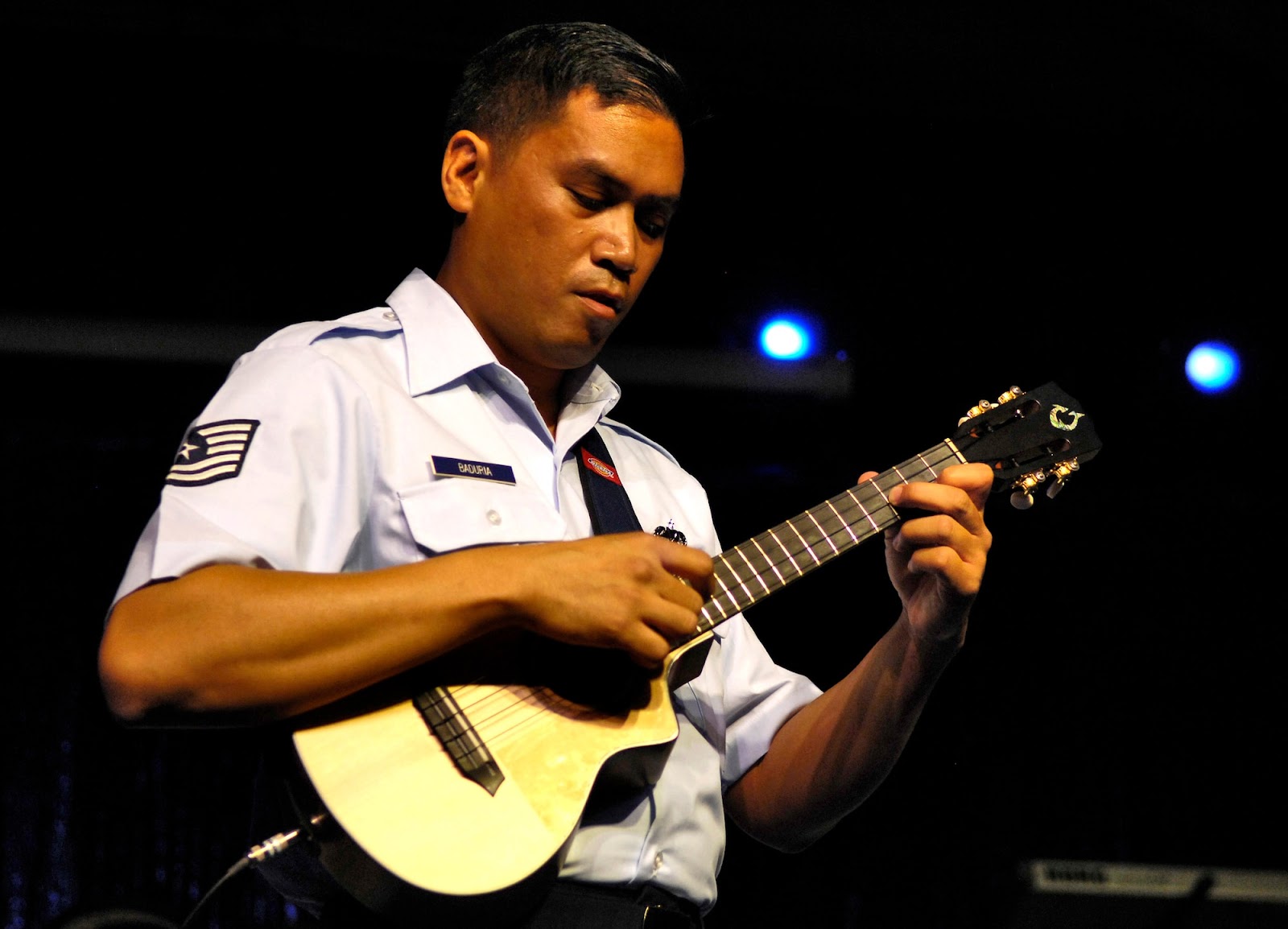 Uniquely ukulele: Airman plays from the heart