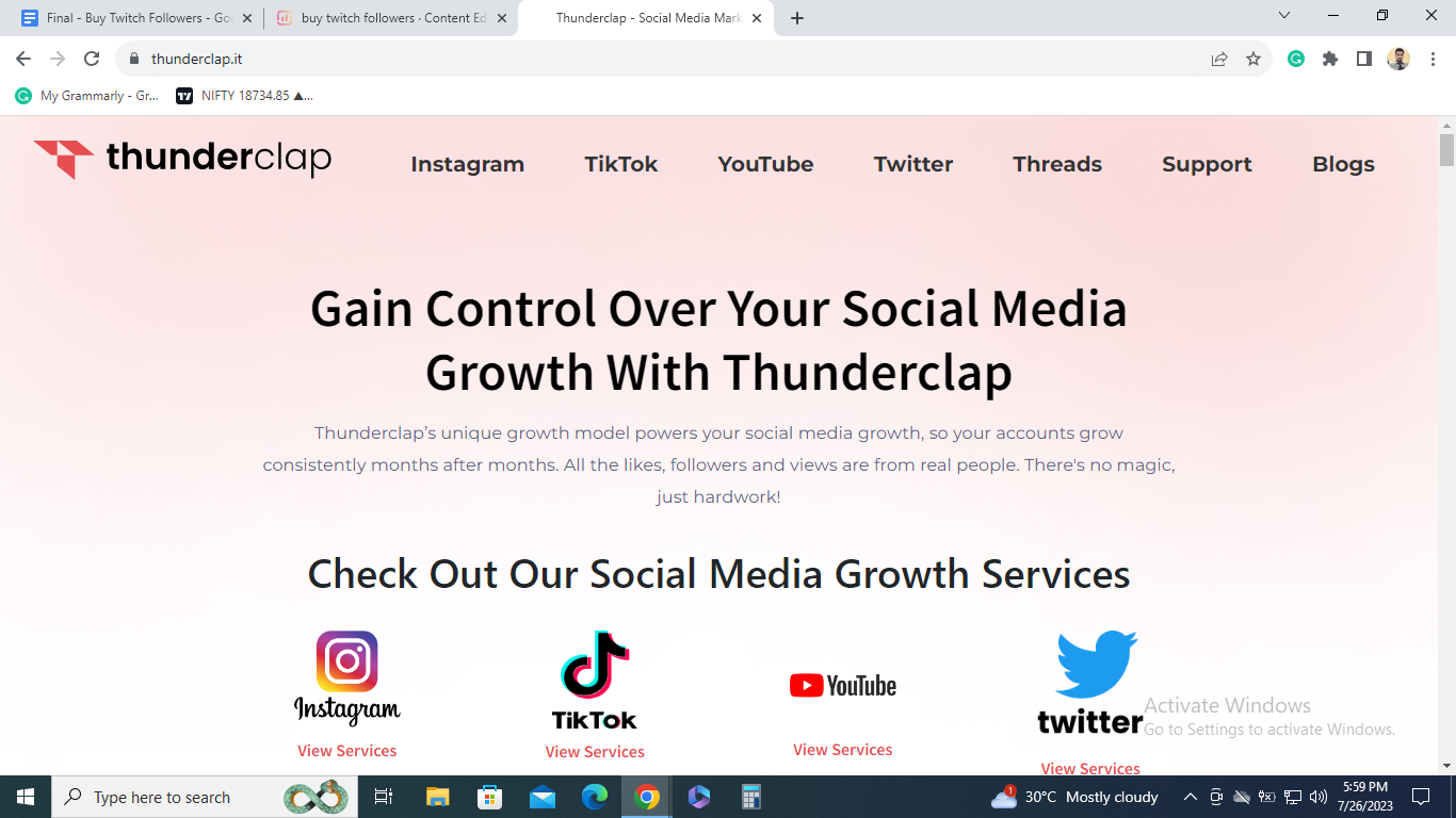 buy twitch followers thunderclap.it