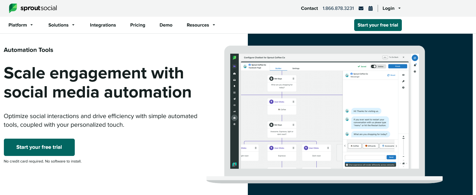 Marketing automation tool Sprout Social
