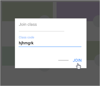 Enter class code Enter class code