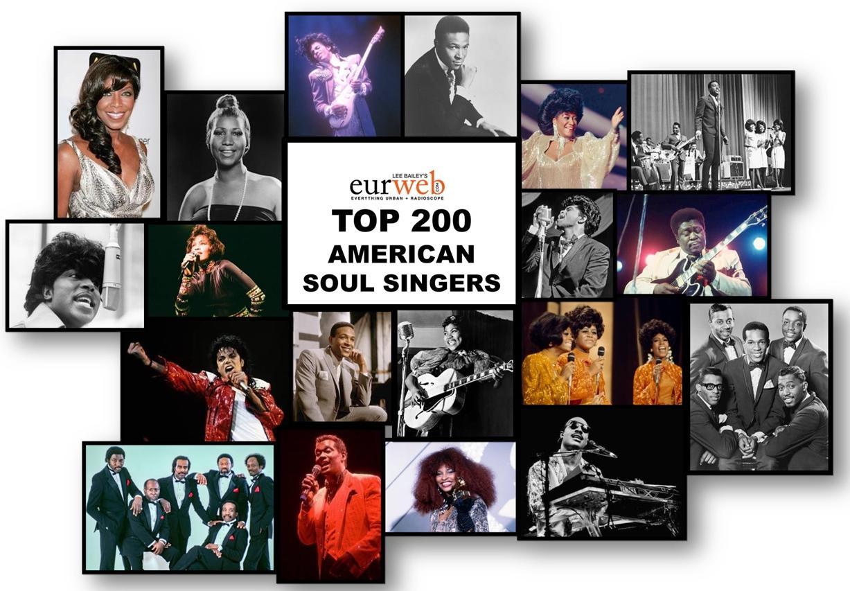 EURweb Top 200 Soul Singers collage