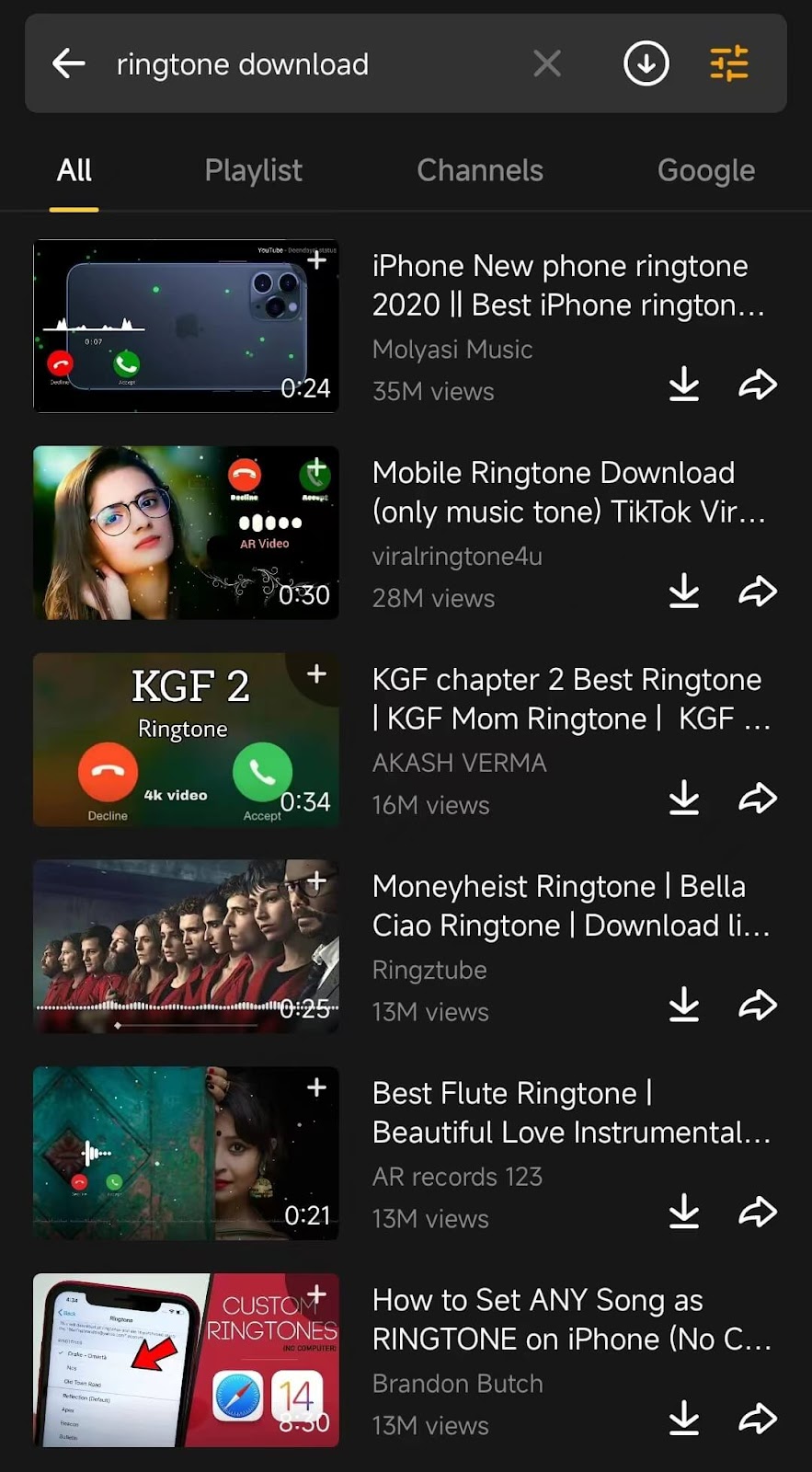 Search for your bgm ringtone download mp3
