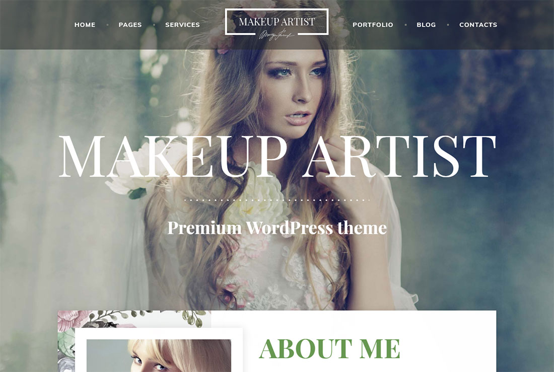 maquillador profesional maquillador tema wordpress