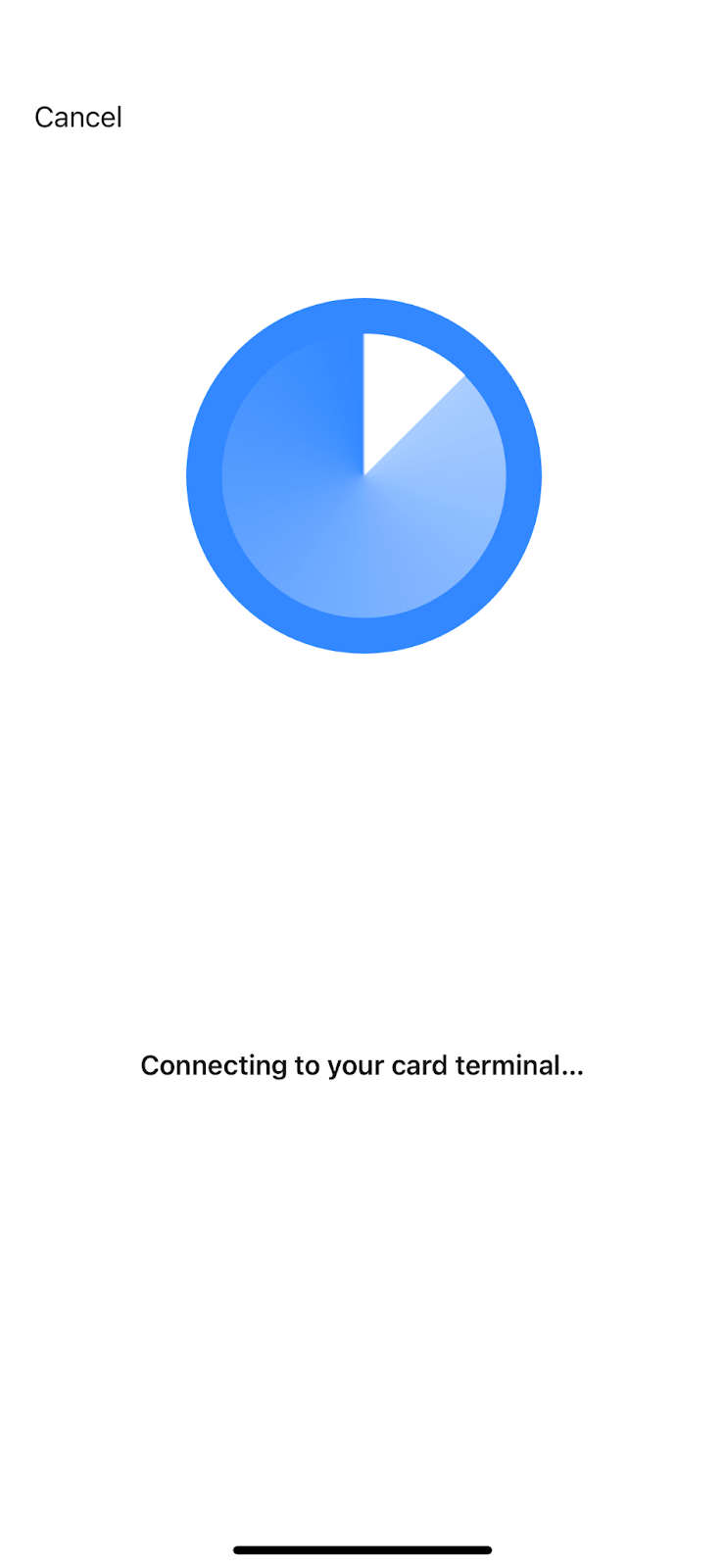 Scanning for Card Reader and Connect