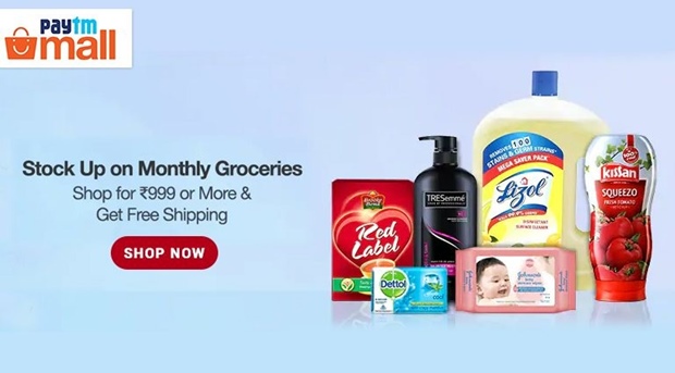 Paytm Grocery Shopping App