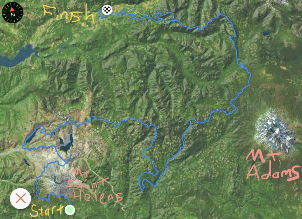 Bigfoot 200 Strava GPS track and map