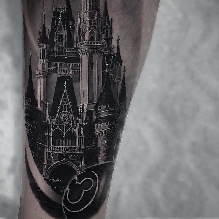 ลายสักปราสาท แขน6