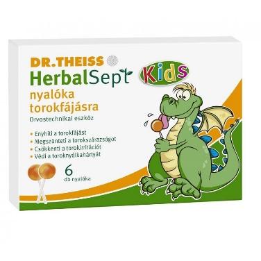 Dr. Theiss Herbalsept nyalóka torokfájás ellen - 6db - VitaminNagyker  webáruház