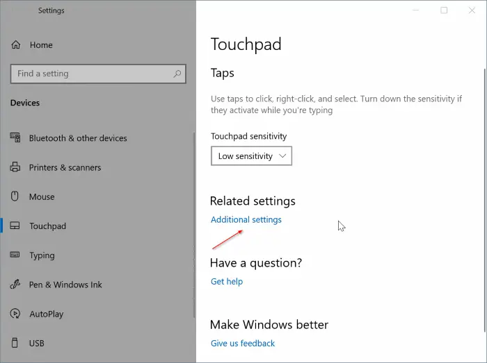 Cómo habilitar el desplazamiento con dos dedos en Windows 10-2