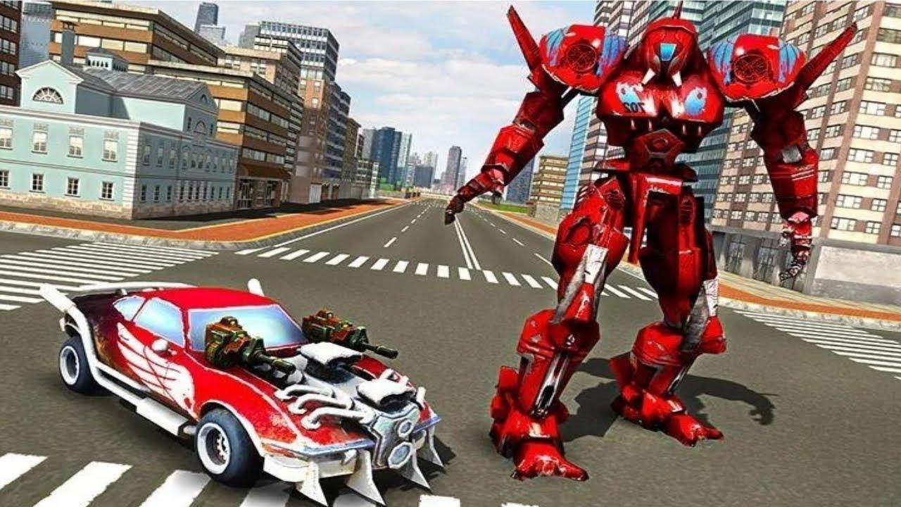 Robot Car War Transform Fight Android Gameplay - YouTube