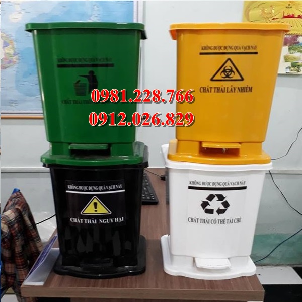 Cách sử dụng thùng rác nhựa 30 lít  tại Bình Thuận