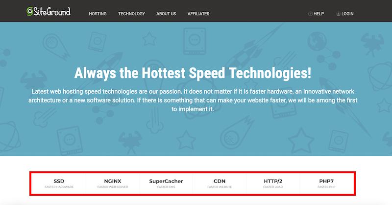 Siteground vs.Bluehost: características de SiteGround