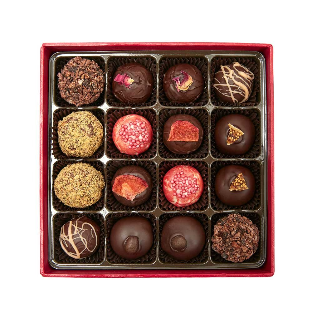 Roni Sue's Aphrodisiac Collection Chocolate Box 16 Piece Deluxe Box sex chocolate brand