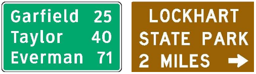 Arkansas Road Signs