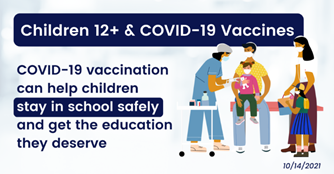 Children 12+ Vaccination Info