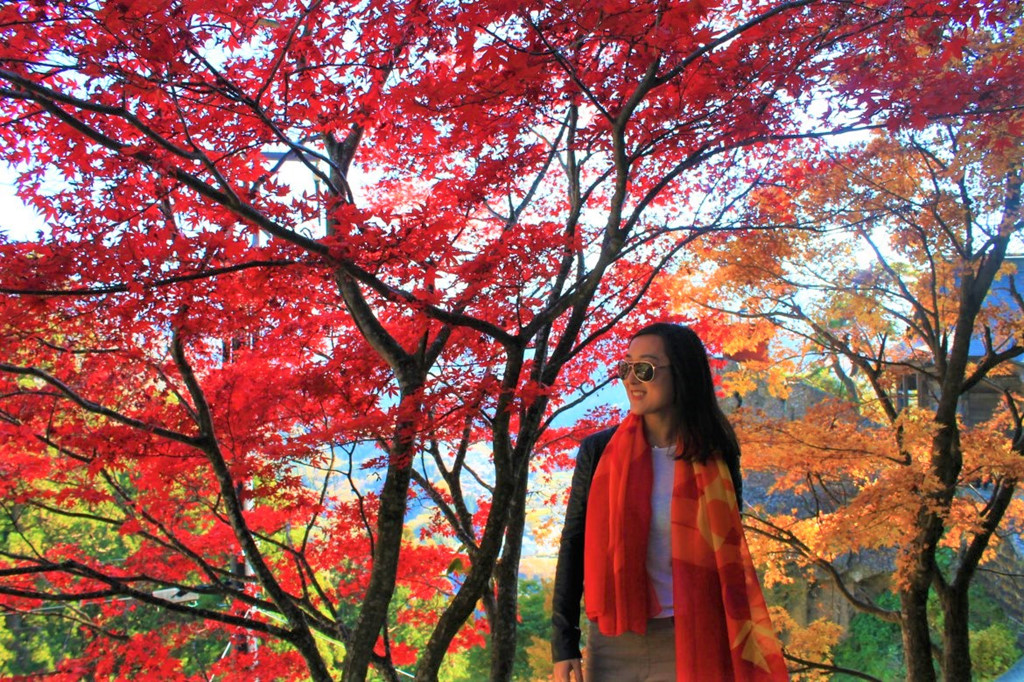 Khăn choàng và áo khoác mỏng nhẹ cho mùa thu Nhật Bản@internet