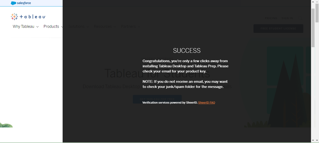 Sign up for Tableau for students in just 5mins