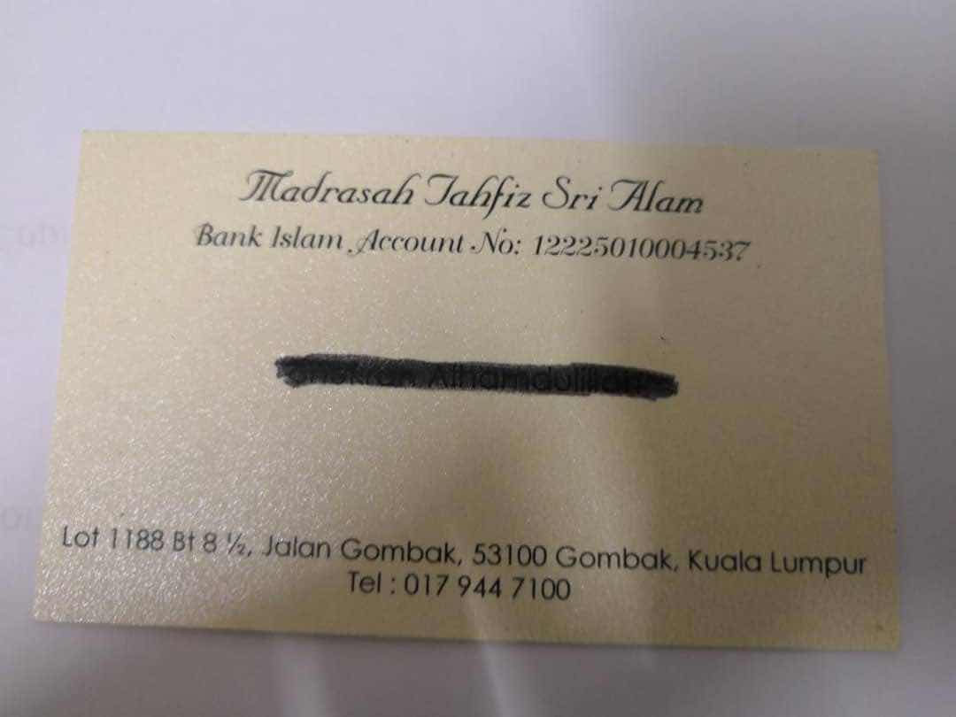 senarai pusat tahfiz kuala lumpur yang boleh dibantu madrasah tahfiz seri alam gombak