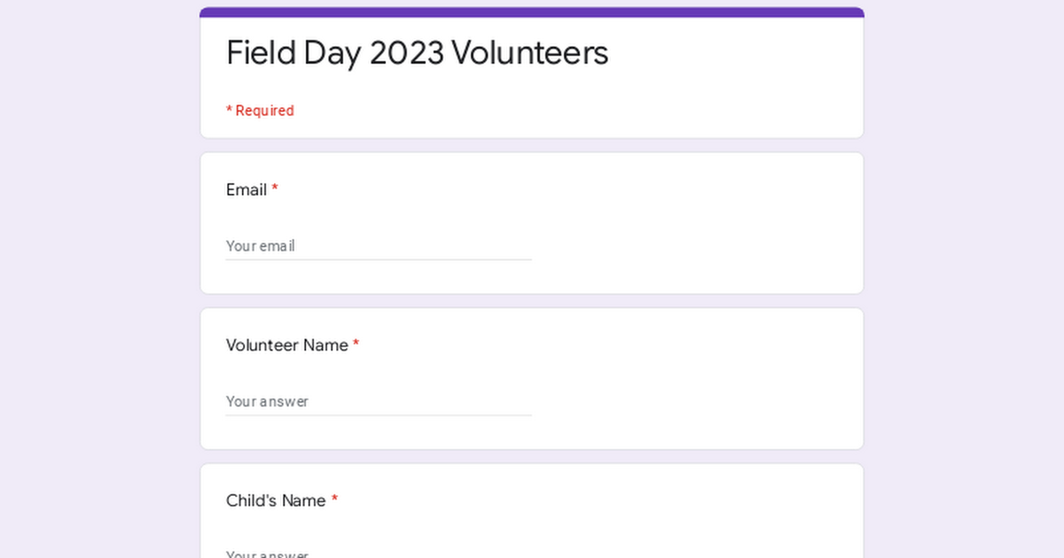 Field Day 2023 Volunteers