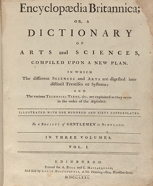 #6 — Encyclopedia Brittanica Dictionary of Arts and Sciences