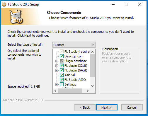 Hướng dẫn cài đặt và crack phần mềm Fl Studio 20.0.5 bước 3.2